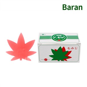 바란 일본 잎사귀 장식(단풍잎/레드)-1000매